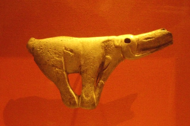 "Mammoth Spear Thrower" by Sara Branch from Cymru / Wales (Spear thrower carved as a mammoth). Licensed under CC BY 2.0 via Commons - https://commons.wikimedia.org/wiki/File:Mammoth_Spear_Thrower.jpg#/media/File:Mammoth_Spear_Thrower.jpg